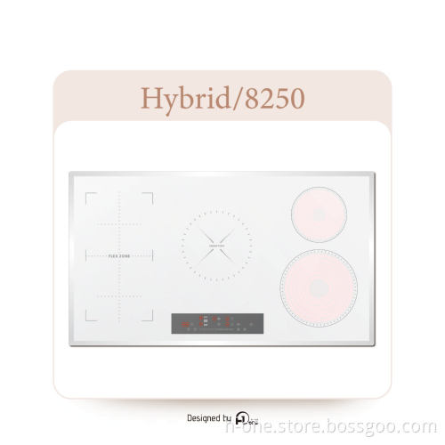 Factory Direct Sale 10000W Built-in Induction & Ceramic Hob Electric Cooktop with Flex Zone